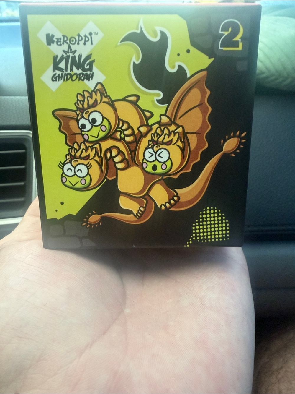 King Ghidorah Hello Kitty X Godzilla Yellow Kids Toy Figure - Collectible